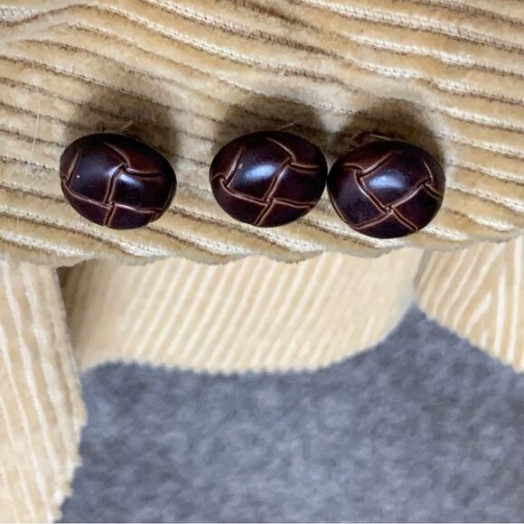 70s Oscar De La Renta Woman’s Mustard Yellow Corduroy Sport Coat VTG size 13/14 - Picture 7 of 12